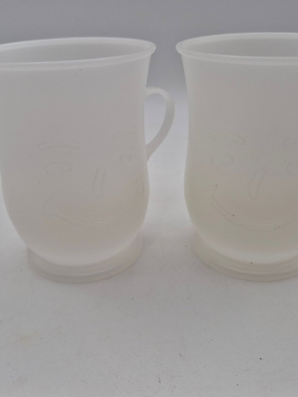 Vintage Set Of Two Retro Kool Aid Man Plastic Cups